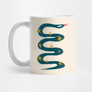 Peace Snake With Stars Mug